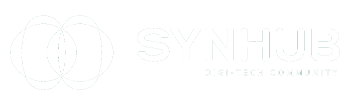 synhub white logo